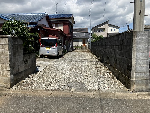 接道並びに本物件