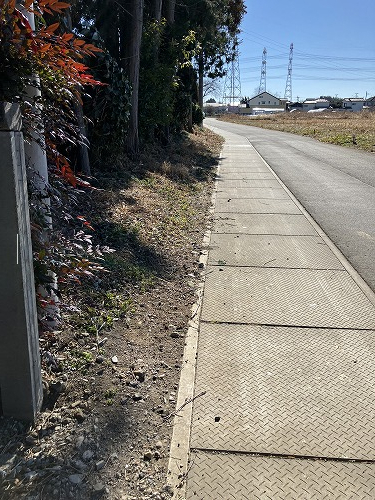 前面道路含む現地写真